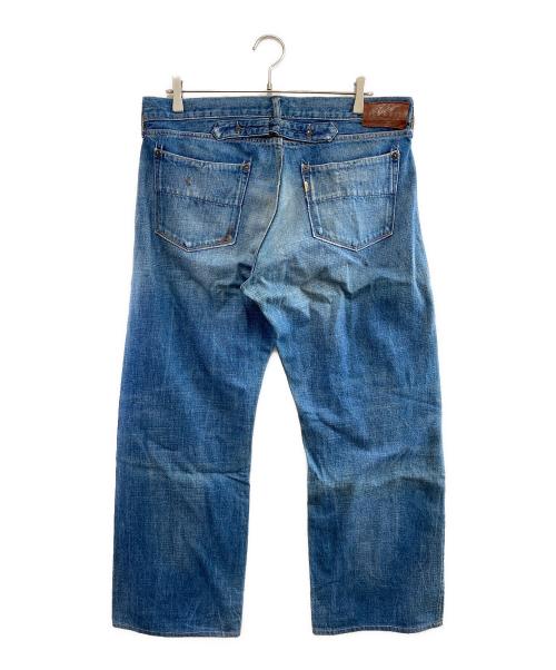 OLD JOE & Co.（オールドジョー）OLD JOE & Co. (オールドジョー) シンチバックデニムパンツ インディゴ サイズ:36の古着・服飾アイテム