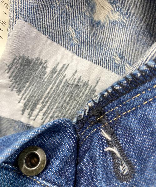 OLD JOE & Co.（オールドジョー）OLD JOE & Co. (オールドジョー) シンチバックデニムパンツ インディゴ サイズ:36の古着・服飾アイテム