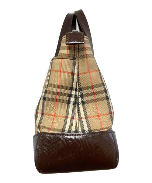 BURBERRY（バーバリー）BURBERRY (バーバリー) トートバッグ ブラウン×ベージュの古着・服飾アイテム