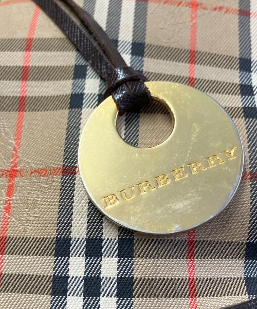 BURBERRY（バーバリー）BURBERRY (バーバリー) トートバッグ ブラウン×ベージュの古着・服飾アイテム