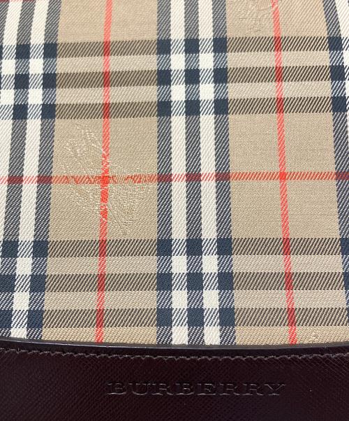 BURBERRY（バーバリー）BURBERRY (バーバリー) トートバッグ ブラウン×ベージュの古着・服飾アイテム