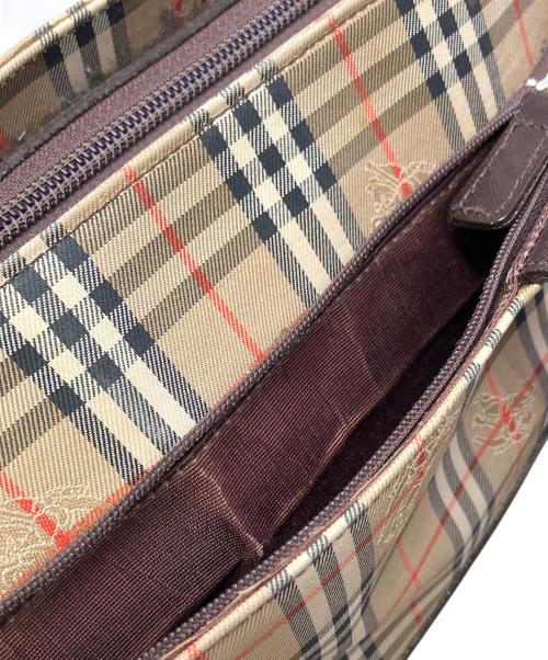 BURBERRY（バーバリー）BURBERRY (バーバリー) トートバッグ ブラウン×ベージュの古着・服飾アイテム
