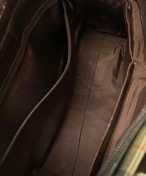 BURBERRY（バーバリー）BURBERRY (バーバリー) トートバッグ ブラウン×ベージュの古着・服飾アイテム