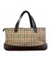 BURBERRY (バーバリー) トートバッグ ブラウン×ベージュ：40000円