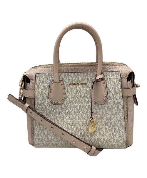 MICHAEL KORS（マイケルコース）MICHAEL KORS (マイケル・コース) 2WAYバッグ ベージュの古着・服飾アイテム