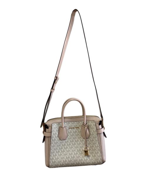 MICHAEL KORS（マイケルコース）MICHAEL KORS (マイケル・コース) 2WAYバッグ ベージュの古着・服飾アイテム