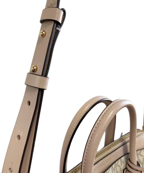 MICHAEL KORS（マイケルコース）MICHAEL KORS (マイケル・コース) 2WAYバッグ ベージュの古着・服飾アイテム