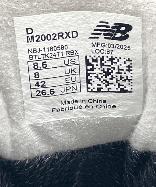 NEW BALANCE（ニューバランス）NEW BALANCE (ニューバランス) ローカットスニーカー ブラック サイズ:26.5の古着・服飾アイテム