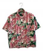 Sun Surf×JUNKY SPECIALサンサーフ×ジャンキースペシャル）の古着「半袖シャツ」｜グリーン×レッド