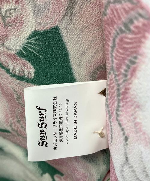 Sun Surf（サンサーフ）Sun Surf (サンサーフ) JUNKY SPECIAL (ジャンキースペシャル) 半袖シャツ グリーン×レッド サイズ:L 未使用品の古着・服飾アイテム