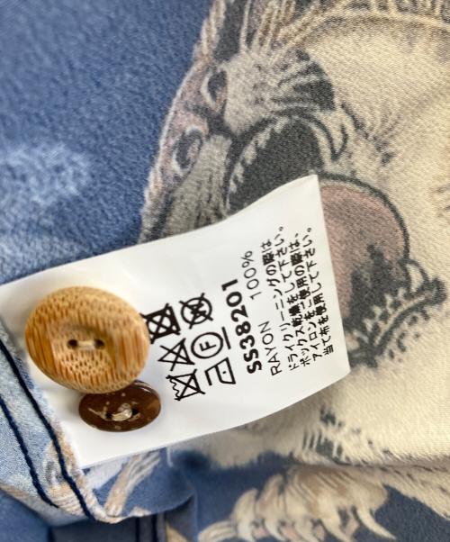 Sun Surf（サンサーフ）Sun Surf (サンサーフ) 半袖シャツ ブラウン×ネイビー サイズ:M 未使用品の古着・服飾アイテム