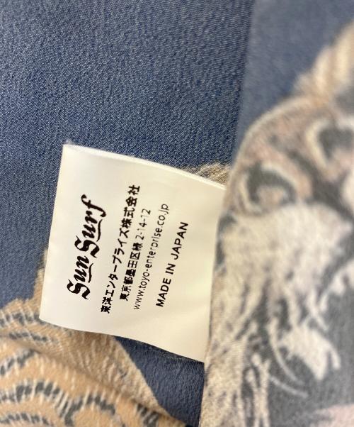 Sun Surf（サンサーフ）Sun Surf (サンサーフ) 半袖シャツ ブラウン×ネイビー サイズ:M 未使用品の古着・服飾アイテム