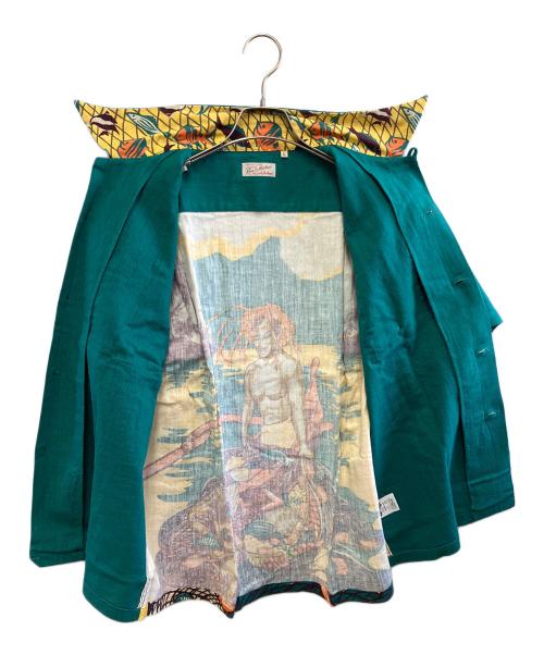 Sun Surf SPECIAL EDITION（サンサーフ・スペシャルエディション）SUN SURF SPECIAL EDITION (サンサーフ・スペシャルエディション) 半袖シャツ イエロー×グリーン サイズ:L 未使用品の古着・服飾アイテム