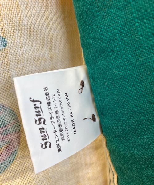 Sun Surf SPECIAL EDITION（サンサーフ・スペシャルエディション）SUN SURF SPECIAL EDITION (サンサーフ・スペシャルエディション) 半袖シャツ イエロー×グリーン サイズ:L 未使用品の古着・服飾アイテム