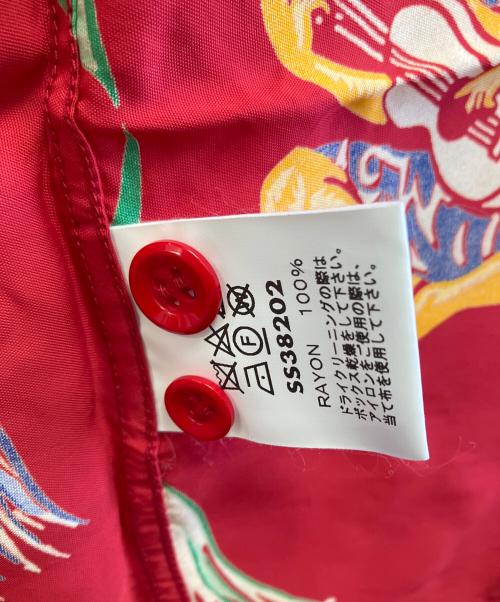Sun Surf（サンサーフ）Sun Surf (サンサーフ) 半袖シャツ レッド×グリーン サイズ:L 未使用品の古着・服飾アイテム