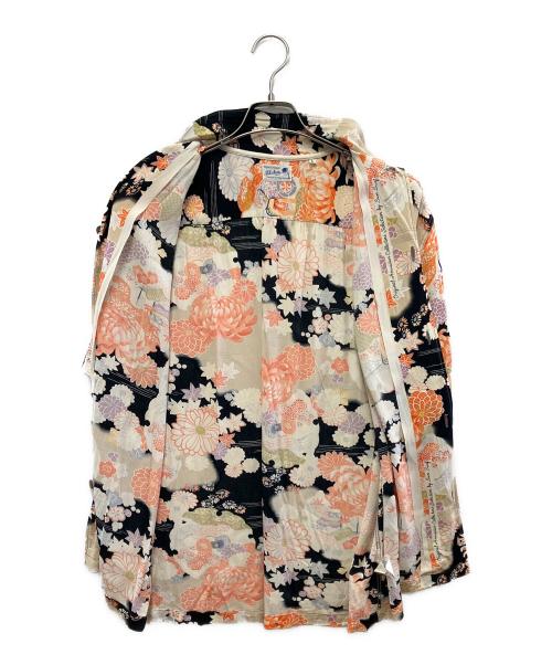 Sun Surf SPECIAL EDITION（サンサーフ・スペシャルエディション）SUN SURF SPECIAL EDITION (サンサーフ・スペシャルエディション) 半袖シャツ ブラック×オレンジ サイズ:Mの古着・服飾アイテム