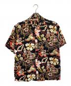 Sun Surfサンサーフ）の古着「半袖シャツ」｜ブラック