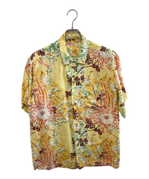 Sun Surf（サンサーフ）Sun Surf (サンサーフ) 半袖シャツ イエロー サイズ:Lの古着・服飾アイテム