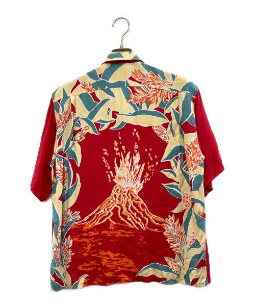 Sun Surf（サンサーフ）Sun Surf (サンサーフ) 半袖シャツ レッド サイズ:Lの古着・服飾アイテム