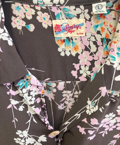 Sun Surf（サンサーフ）Sun Surf (サンサーフ) 半袖シャツ ブラウン サイズ:Lの古着・服飾アイテム