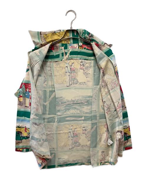 Sun Surf（サンサーフ）Sun Surf (サンサーフ) 半袖シャツ グリーン サイズ:Mの古着・服飾アイテム