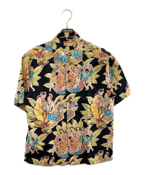 Sun Surf（サンサーフ）Sun Surf (サンサーフ) 半袖シャツ ブラック サイズ:Mの古着・服飾アイテム