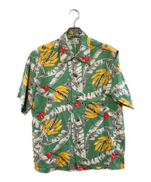 Sun Surf（サンサーフ）Sun Surf (サンサーフ) 半袖シャツ グリーン サイズ:Mの古着・服飾アイテム