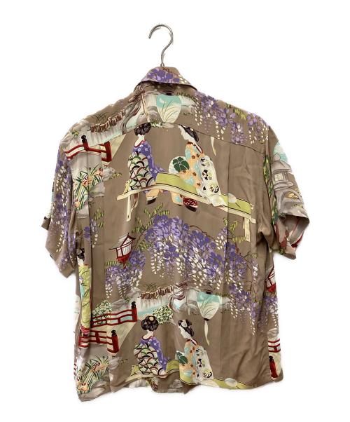 Sun Surf（サンサーフ）Sun Surf (サンサーフ) 半袖シャツ ベージュ サイズ:Lの古着・服飾アイテム