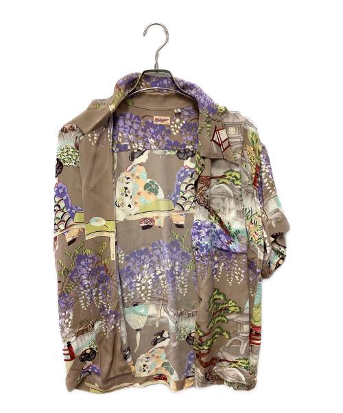 Sun Surf（サンサーフ）Sun Surf (サンサーフ) 半袖シャツ ベージュ サイズ:Lの古着・服飾アイテム