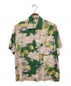 Sun Surfサンサーフ）の古着「半袖シャツ」｜グリーン