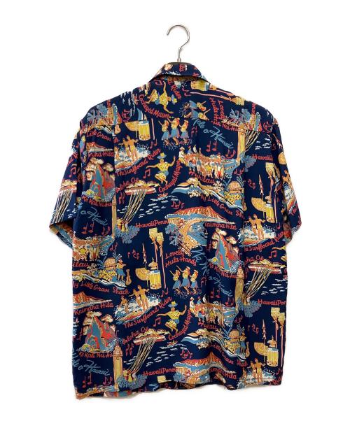 Sun Surf（サンサーフ）Sun Surf (サンサーフ) 半袖シャツ ネイビー サイズ:Lの古着・服飾アイテム