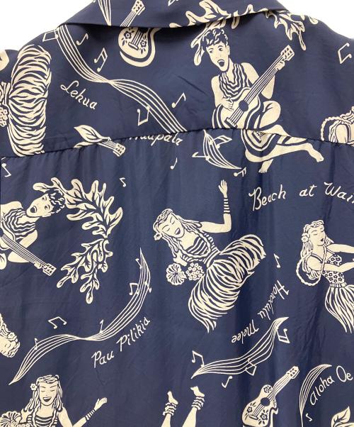 Sun Surf（サンサーフ）Sun Surf (サンサーフ) 半袖シャツ ネイビー サイズ:Mの古着・服飾アイテム