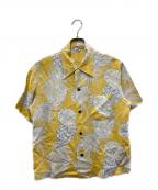Sun Surfサンサーフ）の古着「半袖シャツ」｜イエロー