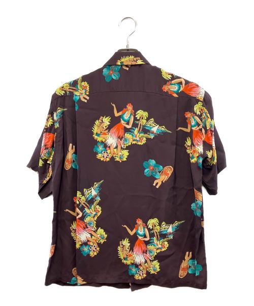 Sun Surf（サンサーフ）Sun Surf (サンサーフ) 半袖シャツ ブラウン サイズ:Mの古着・服飾アイテム