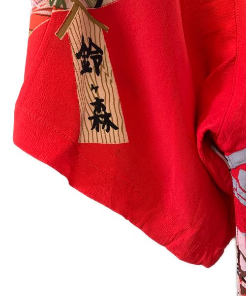 Sun Surf（サンサーフ）Sun Surf (サンサーフ) 半袖シャツ レッド サイズ:Mの古着・服飾アイテム