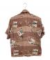 Sun Surf (サンサーフ) MUSASHIYA (ムサシヤ) 半袖シャツ ブラウン サイズ:M：7000円