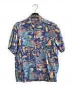 Sun Surfサンサーフ）の古着「半袖シャツ」｜ブルー