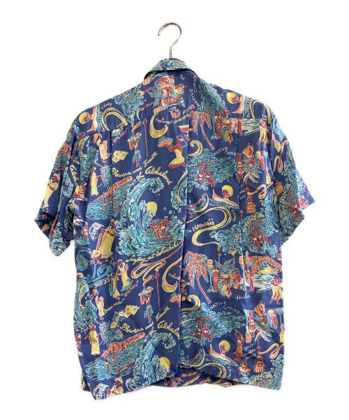 Sun Surf（サンサーフ）Sun Surf (サンサーフ) 半袖シャツ ブルー サイズ:Mの古着・服飾アイテム