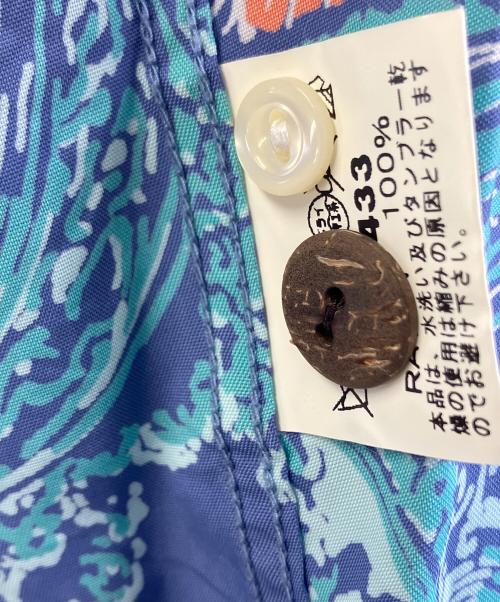 Sun Surf（サンサーフ）Sun Surf (サンサーフ) 半袖シャツ ブルー サイズ:Mの古着・服飾アイテム