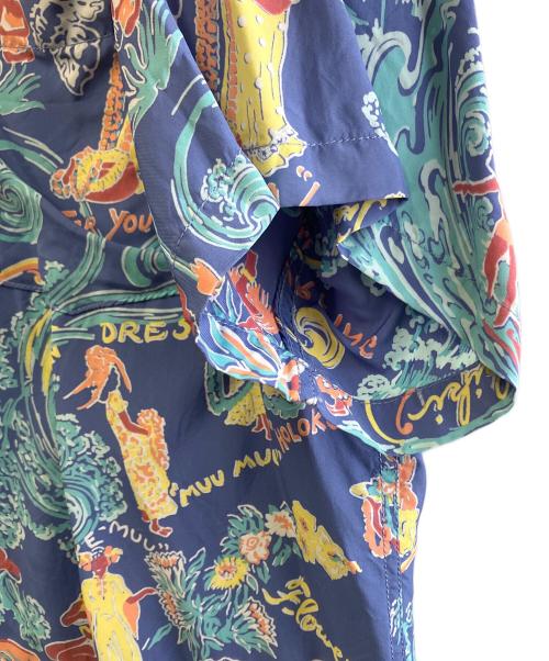 Sun Surf（サンサーフ）Sun Surf (サンサーフ) 半袖シャツ ブルー サイズ:Mの古着・服飾アイテム