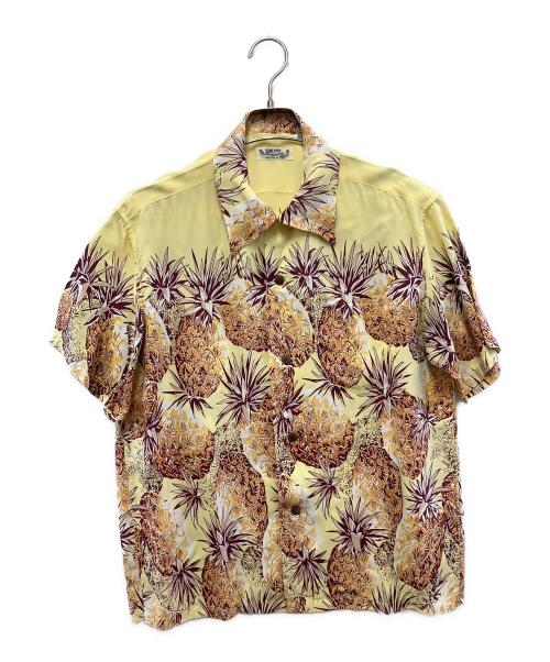 Sun Surf（サンサーフ）Sun Surf (サンサーフ) 半袖シャツ イエロー サイズ:Mの古着・服飾アイテム