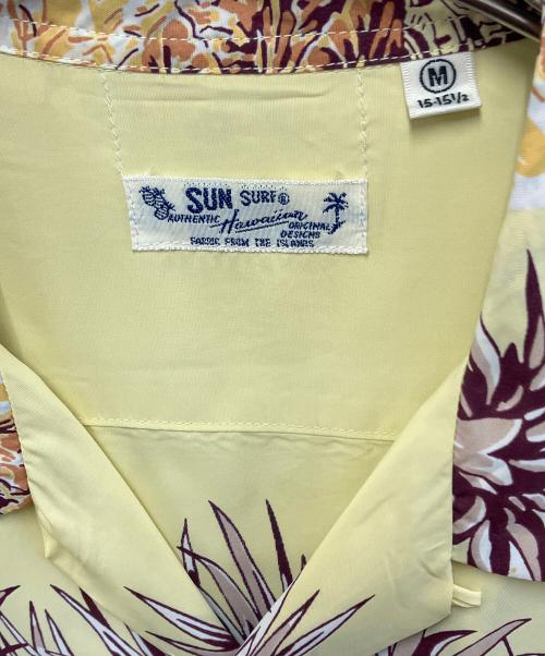 Sun Surf（サンサーフ）Sun Surf (サンサーフ) 半袖シャツ イエロー サイズ:Mの古着・服飾アイテム