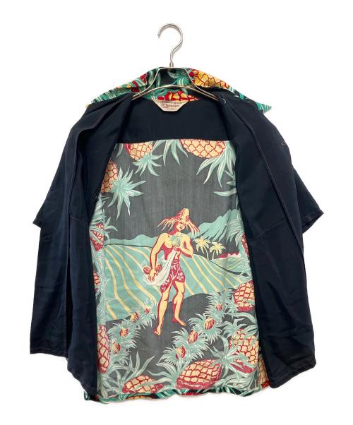 Sun Surf（サンサーフ）Sun Surf (サンサーフ) 半袖シャツ ブラック サイズ:Mの古着・服飾アイテム
