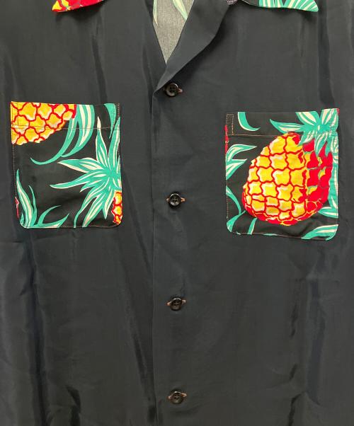 Sun Surf（サンサーフ）Sun Surf (サンサーフ) 半袖シャツ ブラック サイズ:Mの古着・服飾アイテム