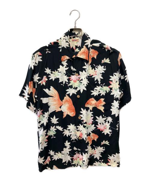 Sun Surf（サンサーフ）Sun Surf (サンサーフ) 半袖シャツ ブラック サイズ:Mの古着・服飾アイテム