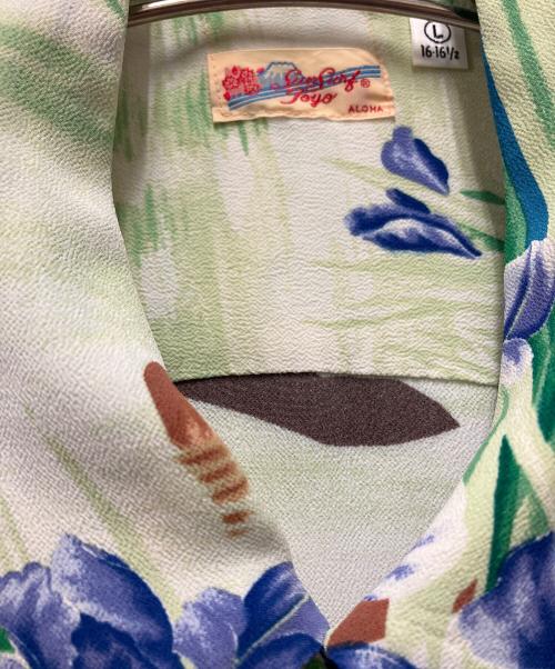 Sun Surf（サンサーフ）Sun Surf (サンサーフ) 半袖シャツ グリーン サイズ:Lの古着・服飾アイテム