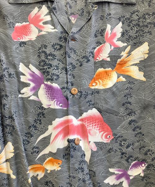 Sun Surf（サンサーフ）Sun Surf (サンサーフ) 半袖シャツ グレー サイズ:Mの古着・服飾アイテム