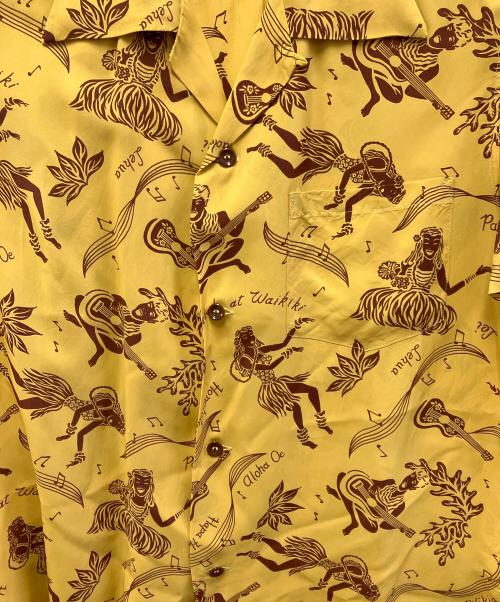 Sun Surf（サンサーフ）Sun Surf (サンサーフ) 半袖シャツ イエロー サイズ:Mの古着・服飾アイテム