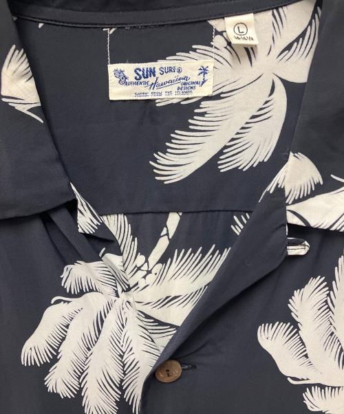 Sun Surf（サンサーフ）Sun Surf (サンサーフ) 半袖シャツ ブラック サイズ:Lの古着・服飾アイテム