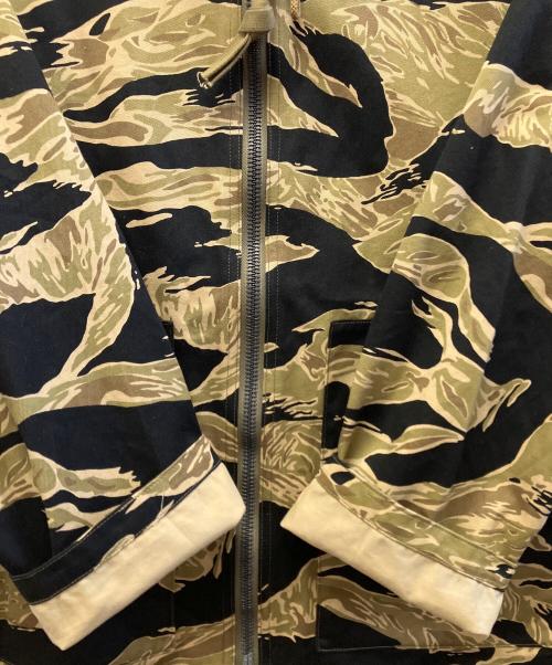 BUZZ RICKSON'S（バズリクソンズ）Buzz Rickson's (バズリクソンズ) ジップパーカー ブラック×ベージュ サイズ:40の古着・服飾アイテム